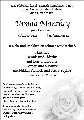 Ursula Manthey