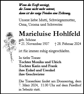 Marieluise Hohlfeld