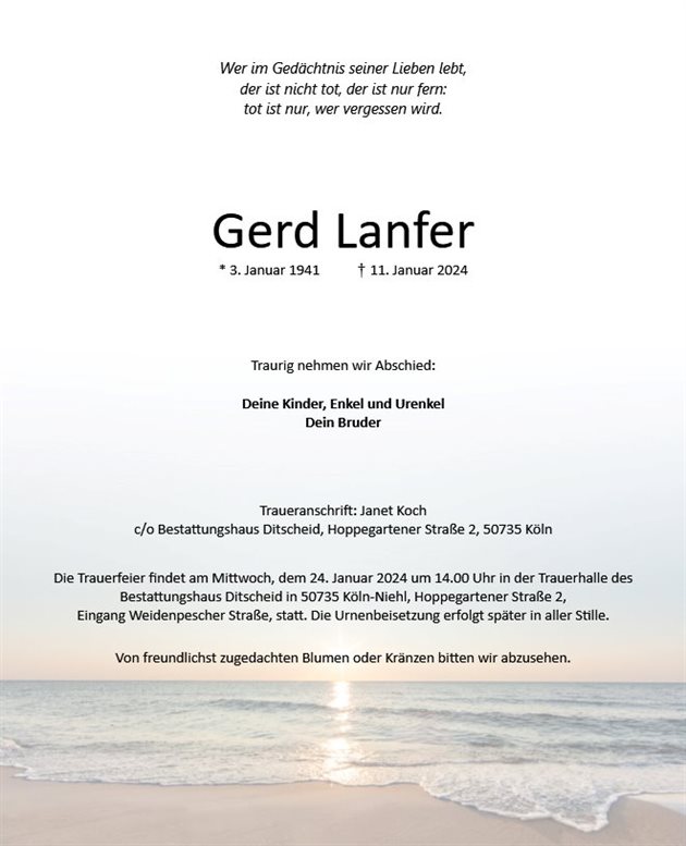 Gerd Lanfer
