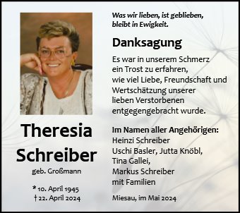 Theresia Schreiber
