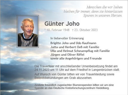 Günter Joho