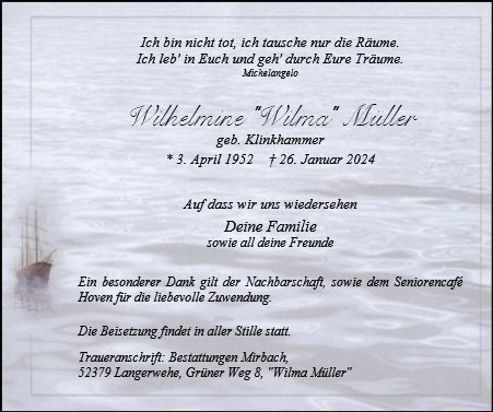 Wilhelmine Müller