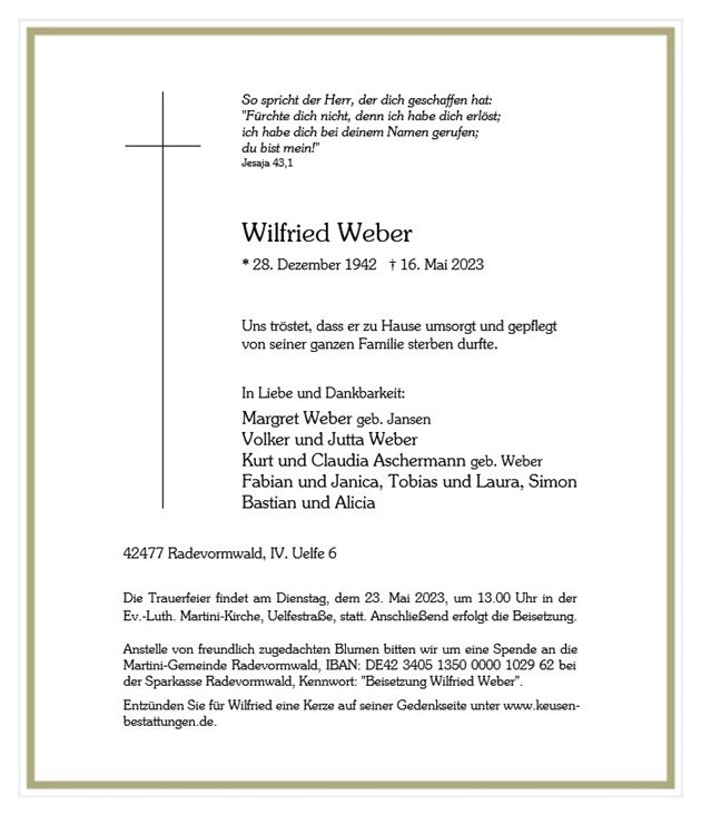 Wilfried Weber