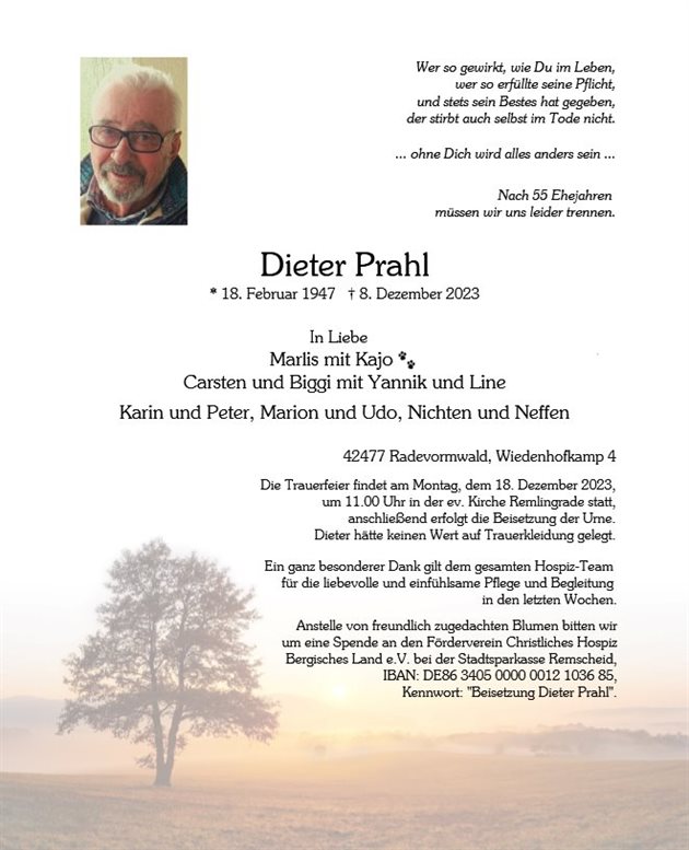 Dieter Prahl