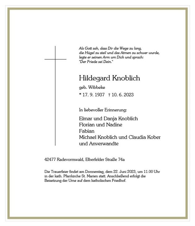 Hildegard Knoblich