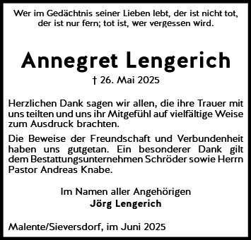 Annegret Lengerich