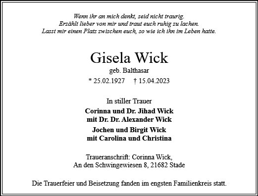 Gisela Wick