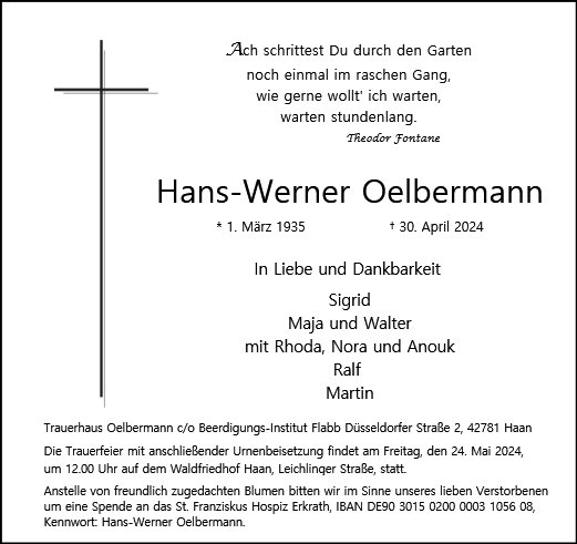 Hans-Werner Oelbermann