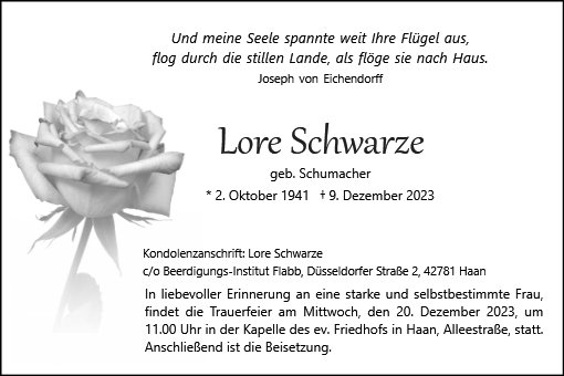 Lore Schwarze