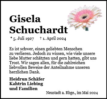 Gisela Schuchardt