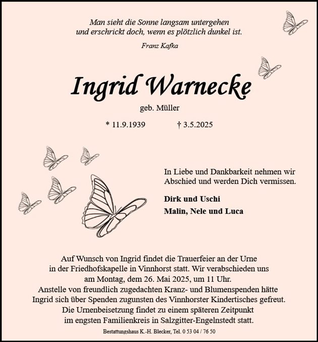 Ingrid Warnecke