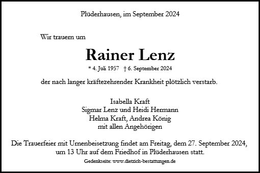 Rainer Lenz