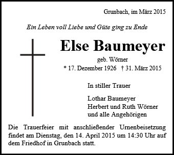 Else Baumeyer