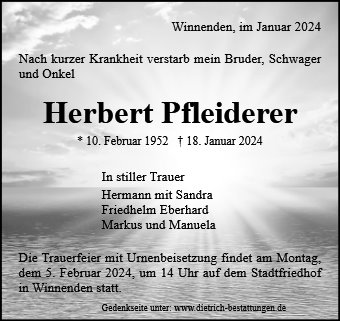 Herbert Pfleiderer