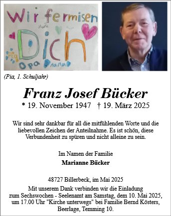Franz Josef Bücker