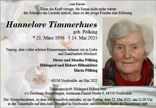 Hannelore Timmerhues