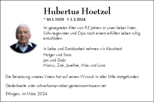 Hubertus Hoetzel
