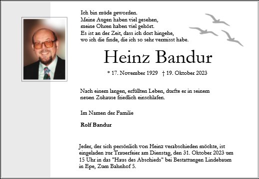 Heinz Bandur