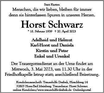 Horst Schwarz