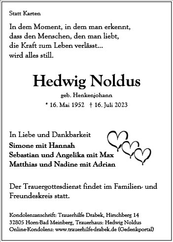 Hedwig Noldus