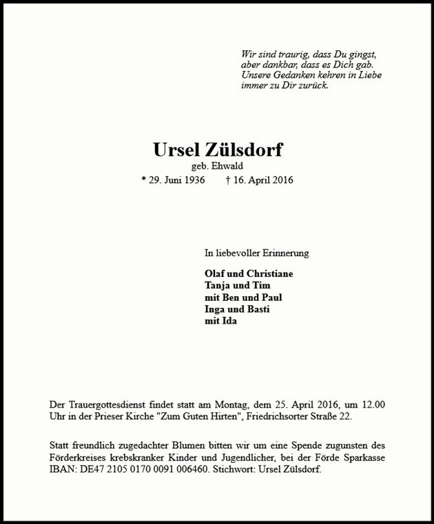 Ursel Zülsdorf