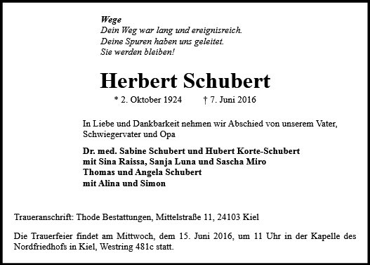 Herbert Schubert