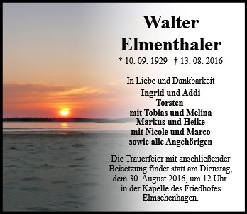 Walter Elmenthaler