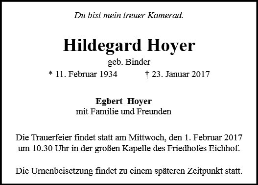 Hildegard Hoyer