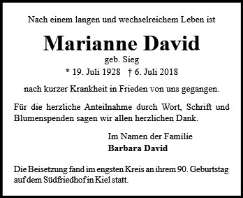 Marianne David