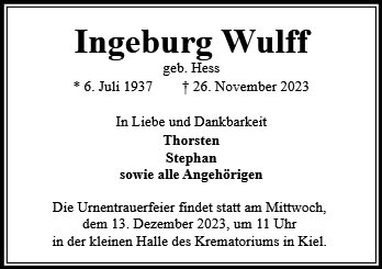 Ingeburg Wulff