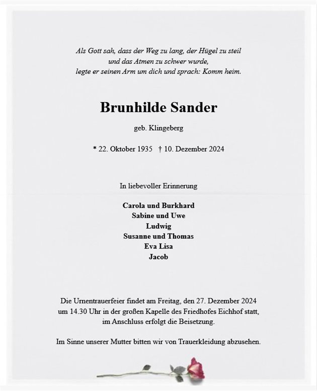 Brunhilde Sander