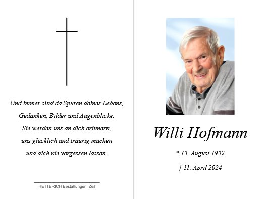 Willi Hofmann