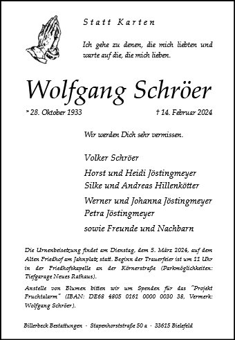 Wolfgang Schröer
