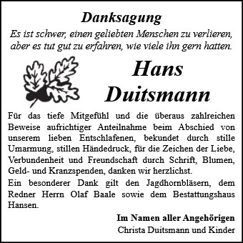 Hans Duitsmann