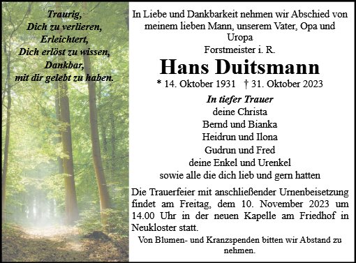 Hans Duitsmann