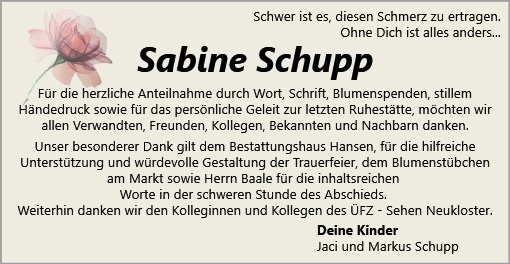Sabine Schupp