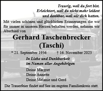 Gerhard Taschenbrecker