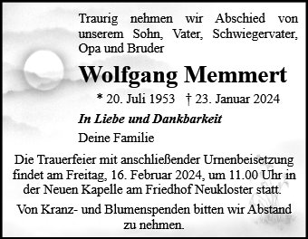 Wolfgang Memmert