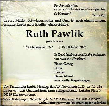 Ruth Pawlik
