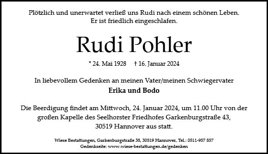 Rudolf Pohler