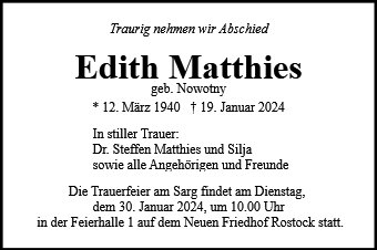 Edith Matthies