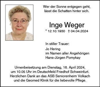 Inge Weger