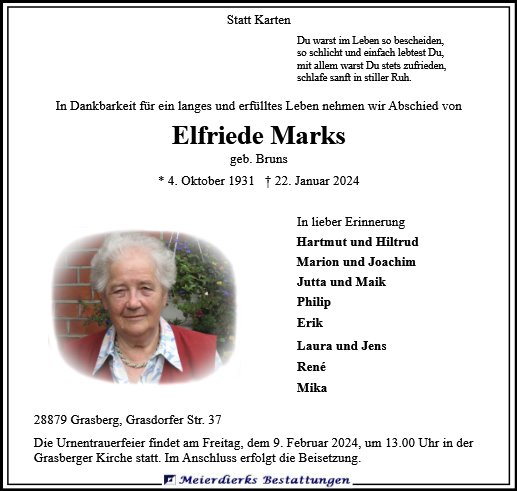 Elfriede Marks