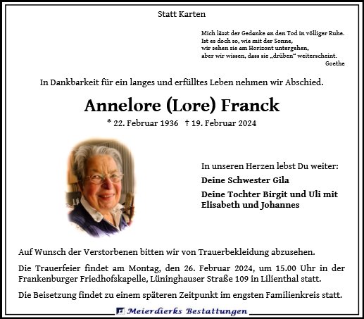 Annelore Franck