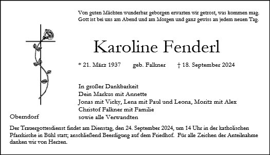 Karoline Fenderl