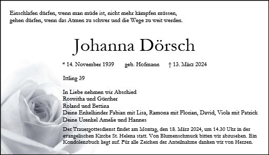 Johanna Dörsch