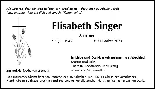 Elisabeth Singer