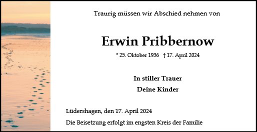 Erwin Pribbernow