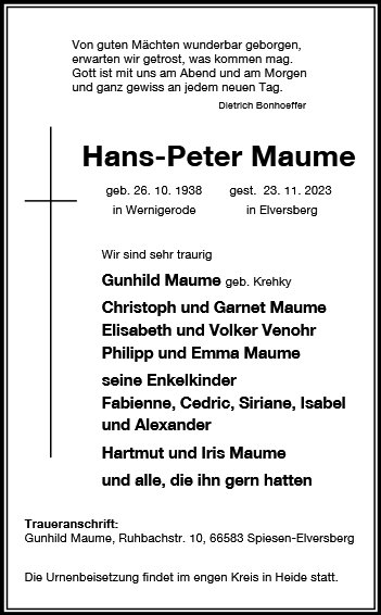 Hans-Peter Maume