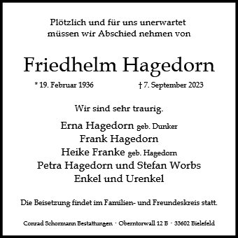 Friedhelm Hagedorn
